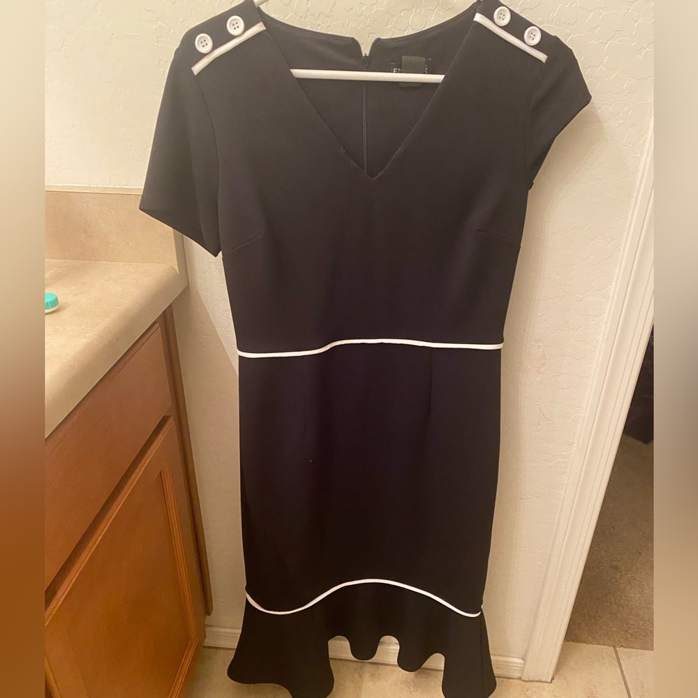 Black and white dress